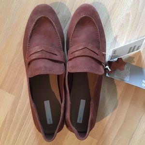 H&M Brown Suede Loafers Size 7
